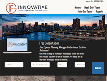 Tablet Screenshot of innovativeinsurancebrokers.com